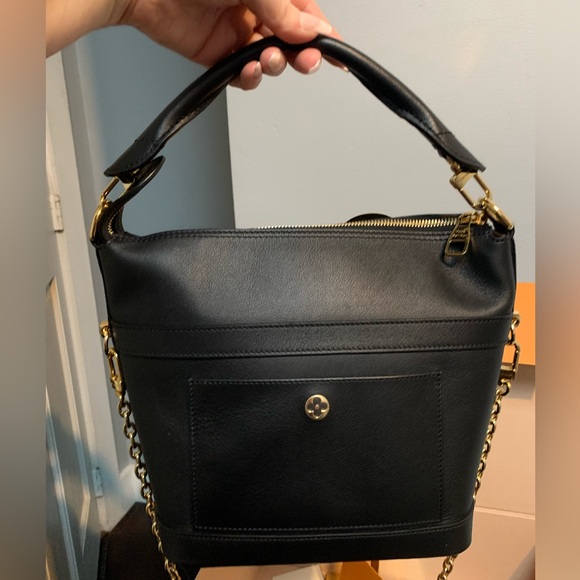 ❌SOLD❌2021 authentic Louis Vuitton Cruiser PM black calfskin leather two way bag - Picture 6 of 16